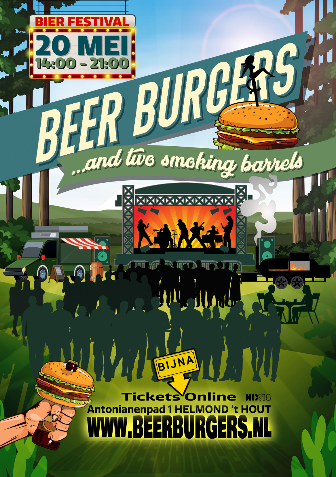 Beer Burgers …and Two Smoking Barrels Beer Burgers …and Two Smoking Barrels